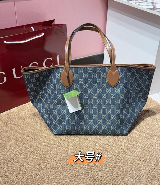 Gucc*i新款牛仔丹宁托特包 商品图2