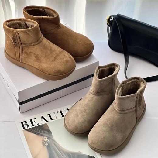 英国Nudilor 胖墩面包雪地靴 ， 鞋面仿牛反绒皮！带有纹理与光泽！细腻有质感！【3-5天发货】 商品图2