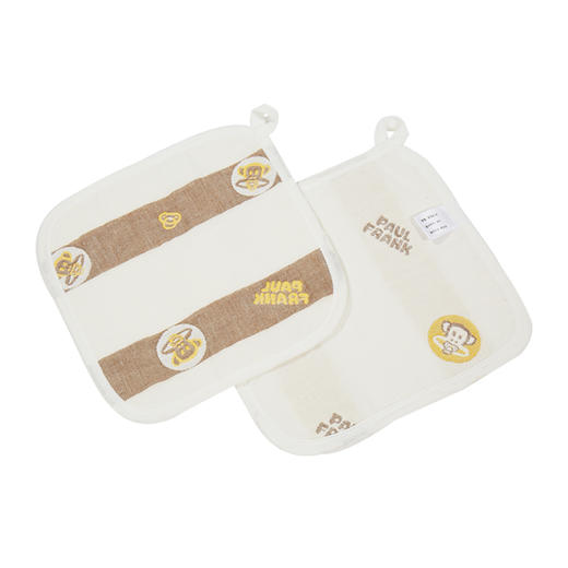 大嘴猴 全棉提花方巾2条装 PFMY012 商品图0