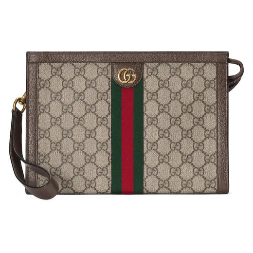 【一】GUCCI 古驰 男士Ophidia系列小号手拿包 混色 760243 96IWT 8745 商品图0