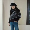 绽放/LSX001朵100%纯羊毛包裹感大号温暖披肩围巾柔软保暖百搭 商品缩略图3