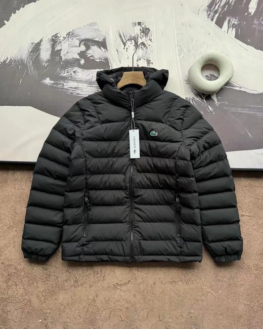 D123017硅胶LOGO加绒加厚羽绒棉服帽子可拆外套男女同款 商品图6