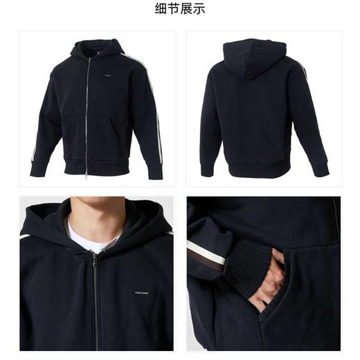 安德玛/UA外套男装时尚跑步运动训练休闲连帽夹克6003937-001 商品图3