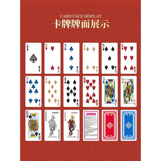 四色掼蛋细长款专用扑克牌高颜值4色窄版桌游-纪念日百货门店同款168896701 商品图3