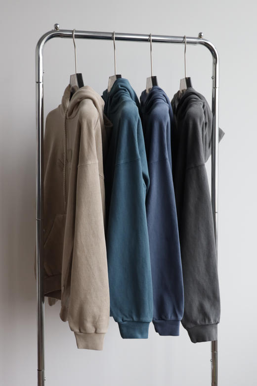 Nautic@ 长骨川 贴布绣水洗做旧 复古连帽卫衣 WY013 商品图7