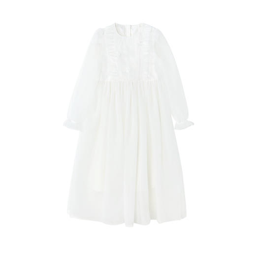 笛莎Deesha 童装女童连衣裙2026春新款网纱礼服连衣裙 商品图4