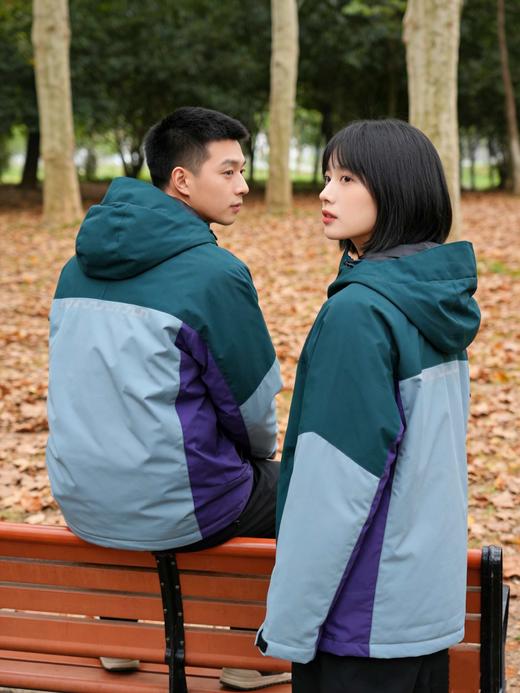 【25三色防寒棉服】新款冬季不可拆卸帽男女同款棉服上衣03h 商品图5