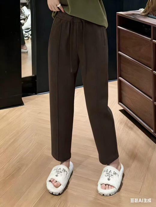 新款（山羊绒）混纺锥形小脚裤 商品图1