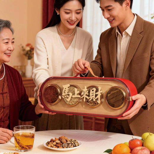 马上来财·滋补茶配礼 |  礼盒秒变茶盘，实用高档，送礼送到心坎！滋补养身 商品图8