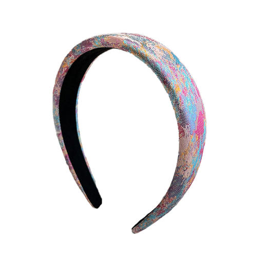 丁摩 优质复古时尚发箍手作精致头箍压发卡成人布艺发箍5ZF-S71 商品图4