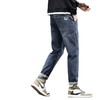 丁摩弹力牛仔裤男士冬季潮牌宽松舒适直筒耐磨休闲长裤子ALW7610 商品缩略图4
