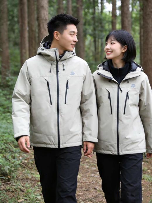 【25三色防寒棉服】新款冬季不可拆卸帽男女同款棉服上衣03h 商品图1