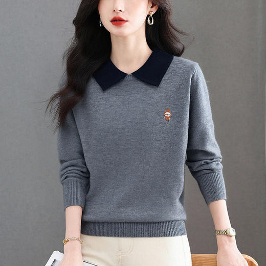 CC女士减龄上衣冬季内搭可外穿毛衣气质轻奢高级感羊毛打底衫女 商品图1