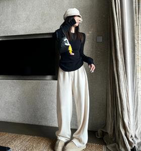 老米优品🎈预售15-20天。高端羊毛裤！420g可水洗羊毛加绒裤《蚕丝绵羊毛加绒内里羊毛奶奶裤》秋冬神裤！可水洗针织羊毛！自发热显瘦香蕉奶奶裤~