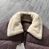 D123011新品女士羊羔毛领短款羽绒服外套保暖通勤 商品缩略图11