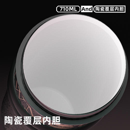 【陶瓷覆层内胆❗️精美礼盒装】新款高颜值保温杯女大容量车载陶瓷咖啡随行冰霸杯子轻奢手提水杯。jb 商品图2