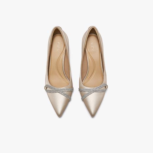 【百思图】BF楼百思图2026春新款气质黑色细跟高跟鞋尖头女浅口单鞋F1302AQ6吊牌价699.现价339 商品图3