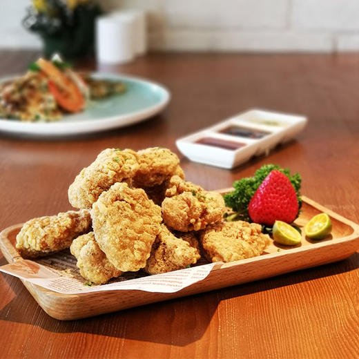 爱唐扬柚子胡椒鸡块1kg（23g-40g/个）鸡块半成品冷冻油炸小吃商用日式酒馆柚香炸鸡块 商品图6