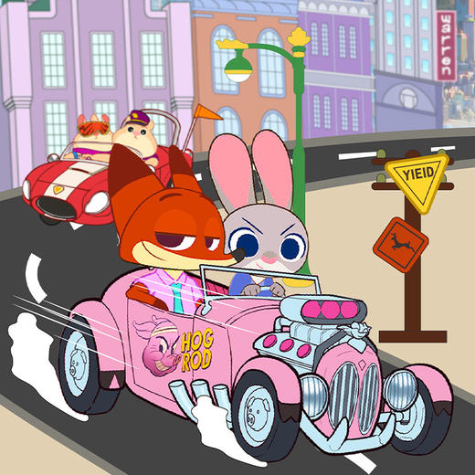 疯狂动物城疯狂车车盲盒-纪念日百货门店同款168149597 商品图0