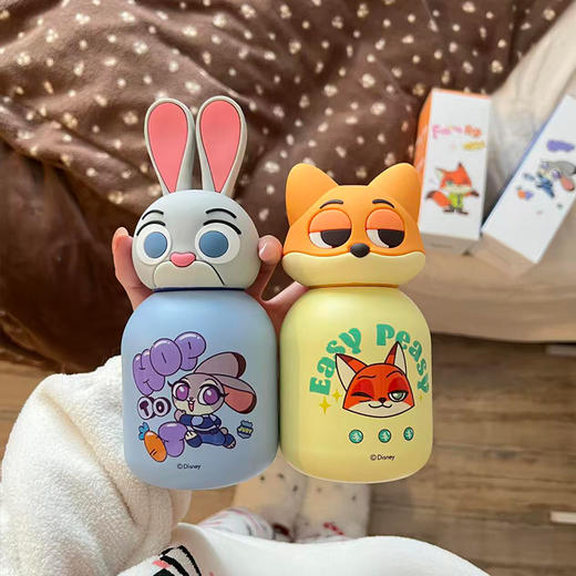 迪士尼疯狂动物城系列保温杯｜官方授权，萌翻了！出门回头率爆表，6h持久保温，大小朋友都拒绝不了的礼物！【爆单！3-7天发货】 商品图1