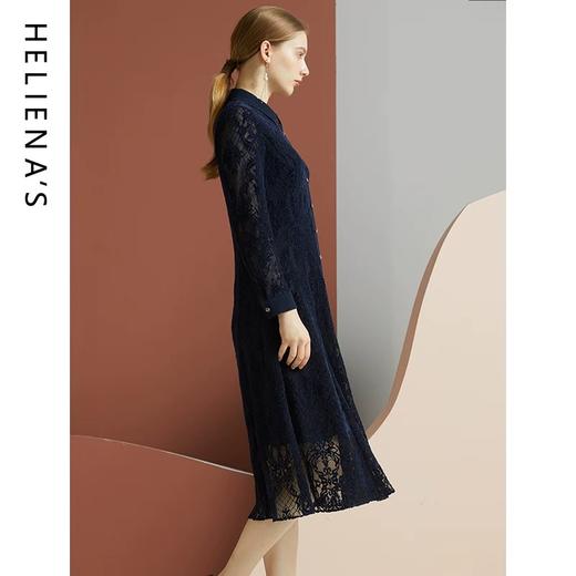 「断码清仓」黑色蕾丝连衣裙S码-L码各一件 WX-168 商品图1