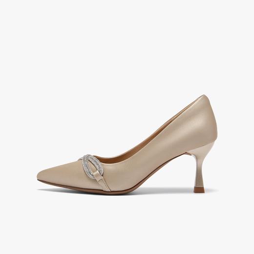 【百思图】BF楼百思图2026春新款气质黑色细跟高跟鞋尖头女浅口单鞋F1302AQ6吊牌价699.现价339 商品图2