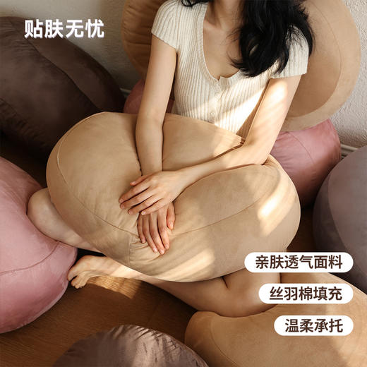 【品牌直发】加倍生活 A类美拉德超柔无印风多功能抱枕芯 55x40x18cm 两个更划算 抱枕/坐垫/午睡枕 云感超柔抱枕芯 商品图1