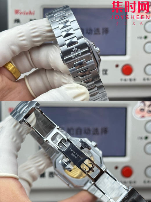 PP+百达翡丽 方形鹦鹉螺 新系列CUBITUS 5821男士腕表 蒂芙尼蓝 商品图8