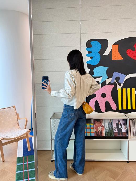 缪缪 最新款 短款条纹衬衣(KX*MM) 商品图5