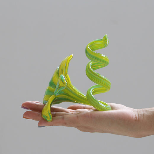 创意花朵玻璃烛台 复中古高脚餐桌氛围蜡烛台家居装饰 ins餐厅 商品图4