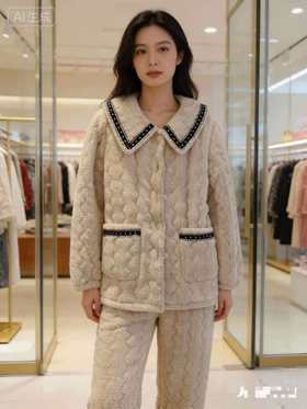 【YW】无忧购“清仓特价”三层夹棉99元包邮多款可选超厚家居服套装（截单后3-5天发货)