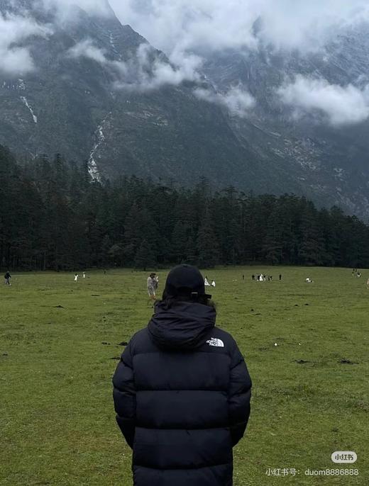 D123028新款上新过膝长款连帽秋冬情侣面包羽绒服 商品图2