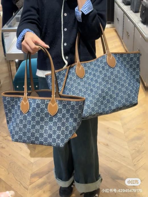 Gucc*i新款牛仔丹宁托特包 商品图1