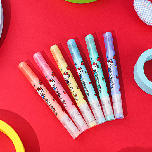 广博三丽鸥【闪光可擦荧光笔】6支装 商品图6