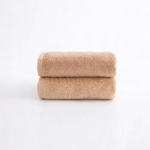 方巾&毛巾&浴巾 | 浅棕色 彩棉浴巾擦脸布方巾 小亘【贴身衣物一经售出非质量问题不退不换】 商品图0