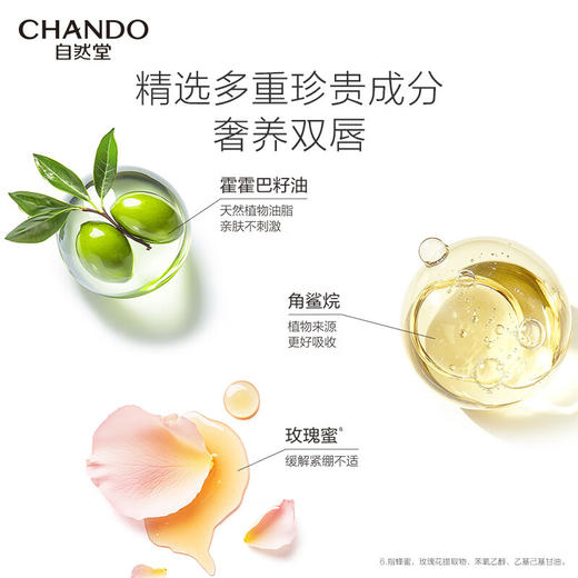 自然堂 茶萃小绿管手唇礼盒 护手霜50g+护唇膏3g 商品图5