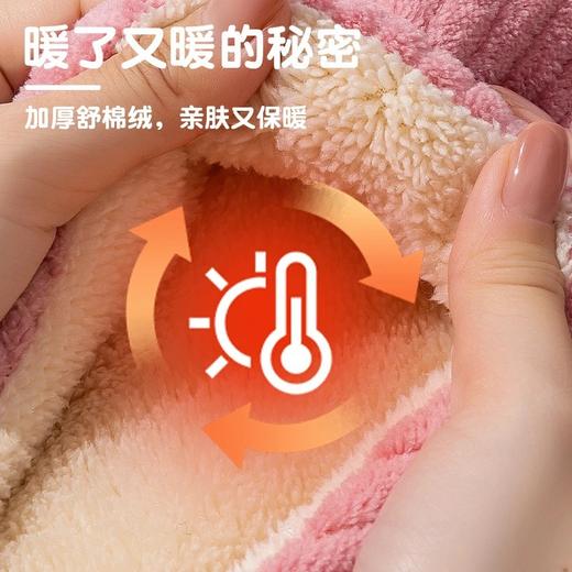 丁摩 冬季棉拖鞋女士家用保暖厚底防滑毛毛绒小蘑菇棉鞋5Z-128 商品图1