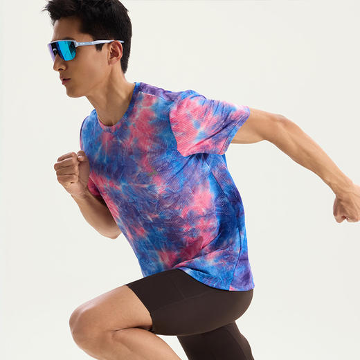 优极UG 绞缬·男女款UP跑步短袖T恤 商品图4