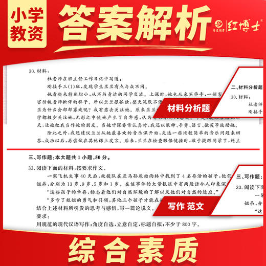 晋远图书现货备考2026上半年年教师资格考试历年真题试卷中小学国家教师资格证教育教学知识与能力综合素质小学真题真练可搭教资教材 商品图3