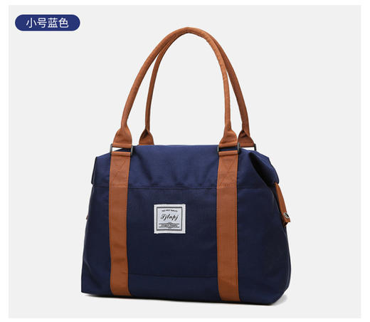 【新潮！休闲旅行包 】男女短途行李收纳袋 大容量耐磨手提出差包 大学生牛津布轻便旅游包 商品图9