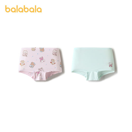 【mikkoIP商场同款】巴拉巴拉儿童内裤女童平角短裤四角裤两条装 商品图4