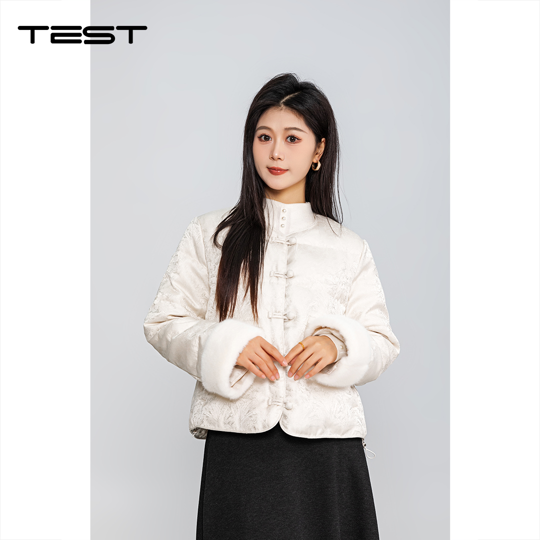 冬上新柔软舒适保暖修身优雅短羽绒服2254216