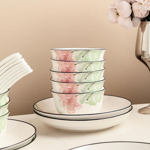 芙蓉赋餐具28件套 商品图7