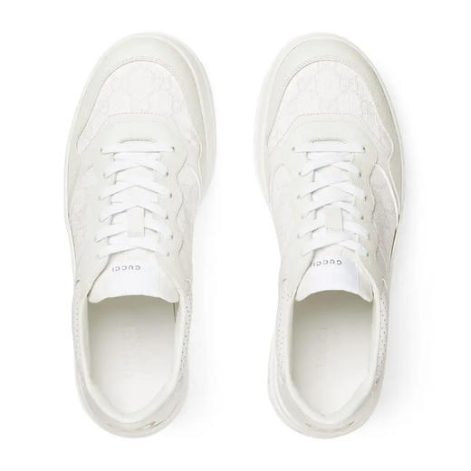 【一】GUCCI 古驰 男士GG厚底运动鞋 白色 669582 AACV2 9048 商品图3