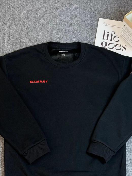 D123019精典刺绣logo圆领加绒套头卫衣男女同款 商品图8