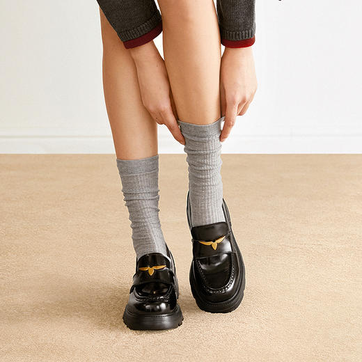 【上新】千百度 26年春季新品 乐福鞋 A26178831 商品图4