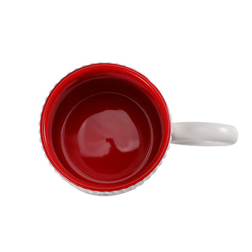 可口可乐联名款徽章马克杯奶霜白 商品图3