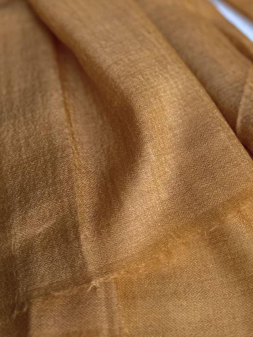 Pashmina羊绒围巾 克什米尔披肩 素胚。 商品图12