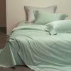 鎏金澳棉四件套 春樱漱雪（奶白绿） 商品缩略图2