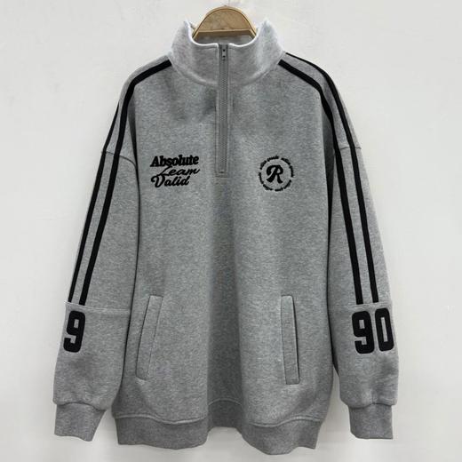 NC拉链立领织带撞色卫衣50922（黑）冬季154011210321 商品图2